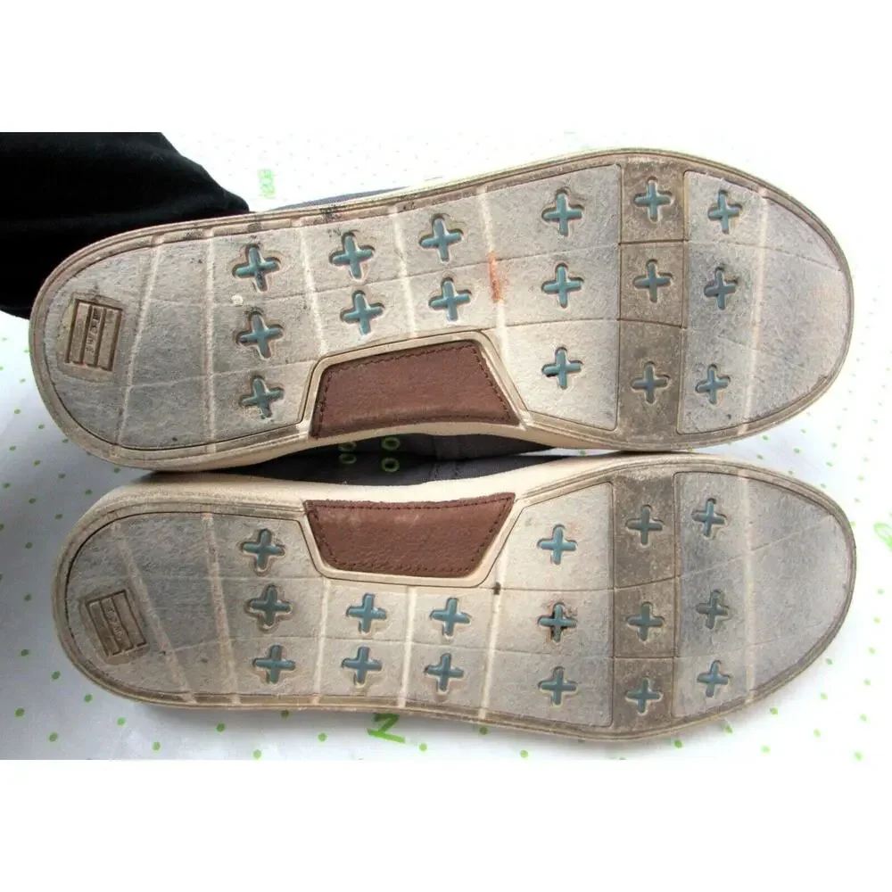 Tom's men's size 13 gray grey loafers sneakers comfort shoes